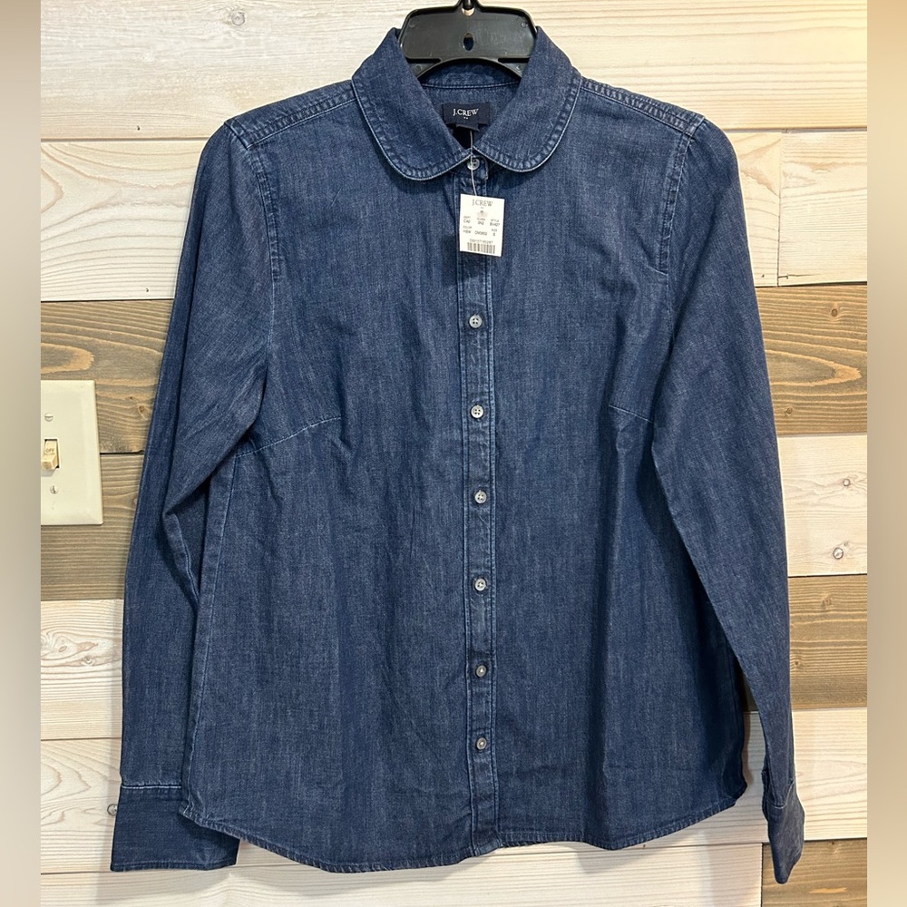J. Crew ⚜️ Button Down Jean Shirt